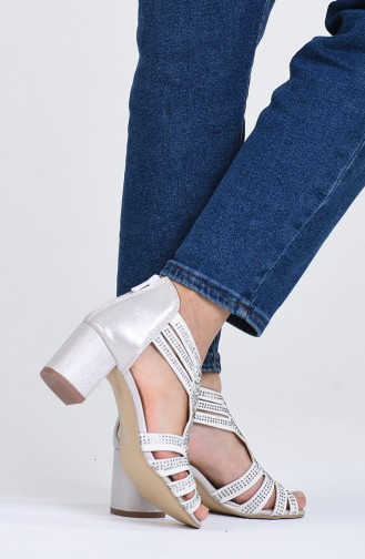 White High Heels 9055-11