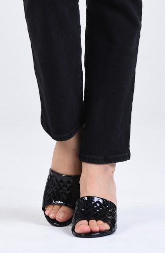 Black Summer slippers 9104-02