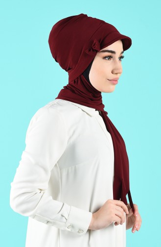 Claret red Sport Scarf 7019-10