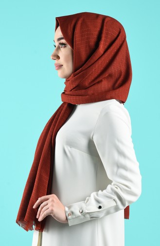 Dark Brick Red Shawl 901633-07