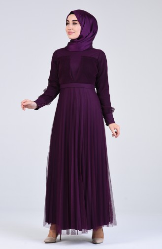 Robe Hijab Plum 7676-01