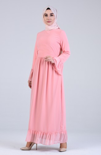 Gathered Dress 7620-01 Powder 7620-01