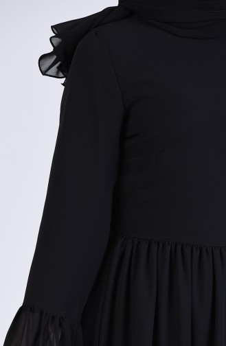 فستان أسود 7620-04