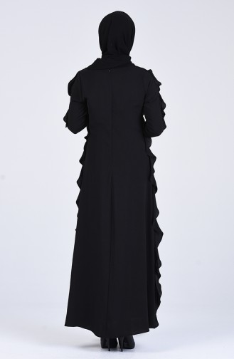 Habillé Hijab Noir 7667-01