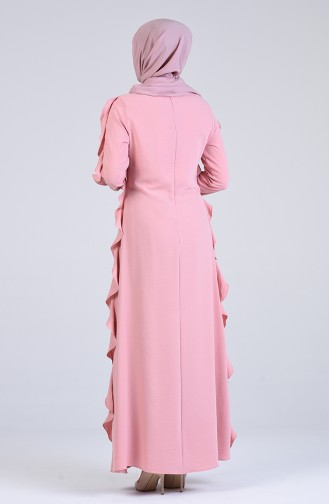 Puder Hijab-Abendkleider 7667-03