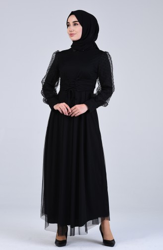 Robe Hijab Noir 7675-01