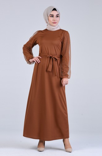 Robe Hijab Tabac 2058-02