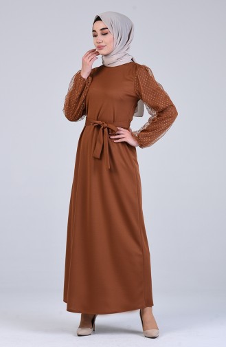 Robe Hijab Tabac 2058-02