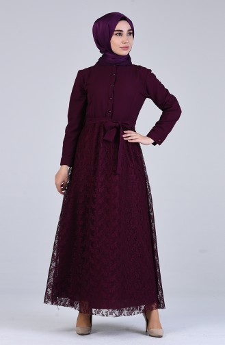 Robe Hijab Plum 3041-05