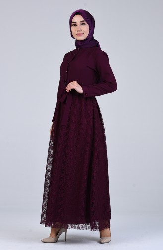 Robe Hijab Plum 3041-05