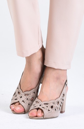 Chaussures a Talons Couleur de teint 9052-03