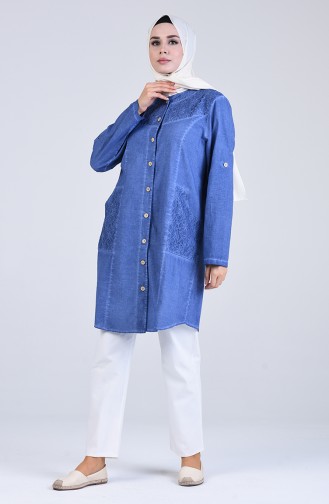 Light Navy Blue Tunics 2828-08