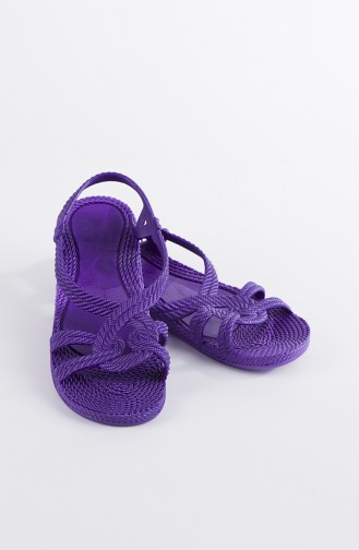 Purple Summer Sandals 02-03