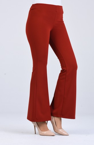 Brick Red Pants 4086-12