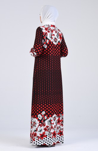 Red Hijab Dress 1984-01