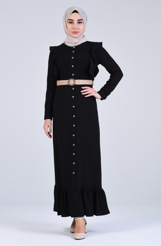 Robe Hijab Noir 5017-08