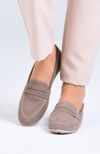 Nerz Damen Ballerinas 0404-02