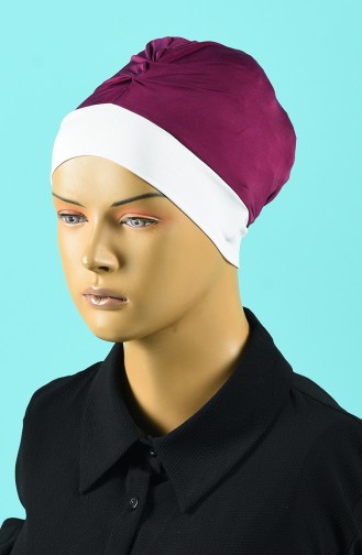 Dark Fuchsia Swim Cap 1015-05