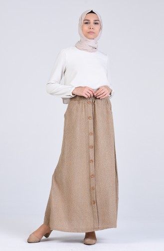 Milk Coffee Skirt 9009-02