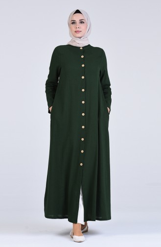 Green Abaya 12204-04