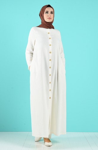 Cream Abaya 12204-07