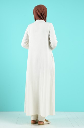 Cream Abaya 12204-07