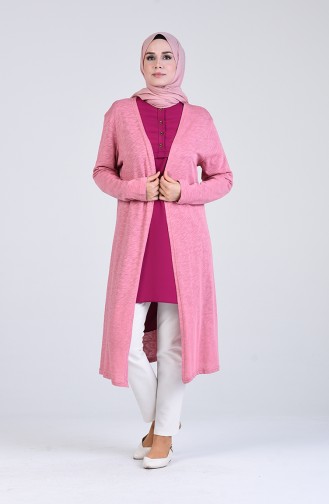 Gilets Rose Pâle 7609-13