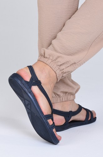 Navy Blue Summer Sandals 02-02