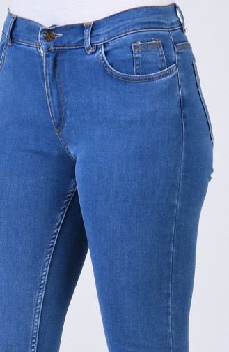 Skinny Jeans with Pockets 0661-01 Denim Blue 0661-01