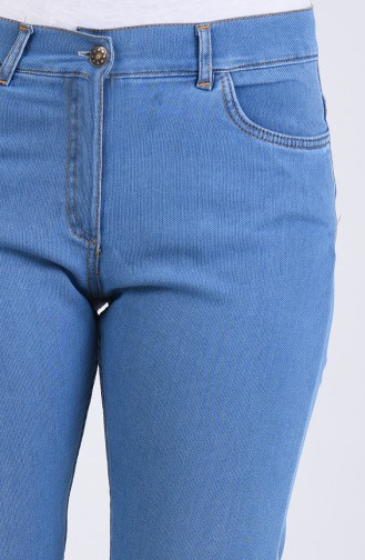 Skinny Jeans with Pockets 0662-01 Denim Blue 0662-01