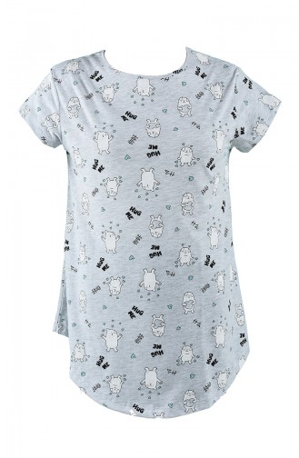 Grau Pyjama 5110-12