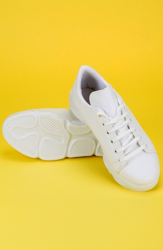 Bayan Spor Ayakkabı MDR11-02 Beyaz