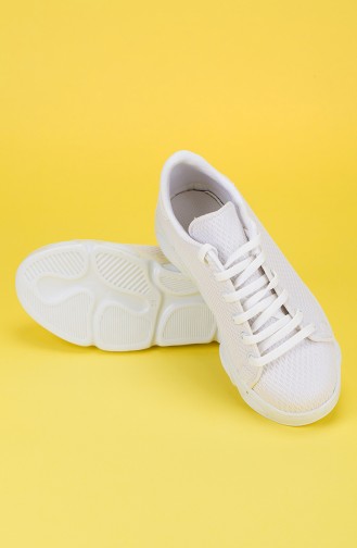 Bayan Spor Ayakkabı MDR12-01 Beyaz