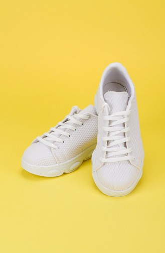 Bayan Spor Ayakkabı MDR12-01 Beyaz