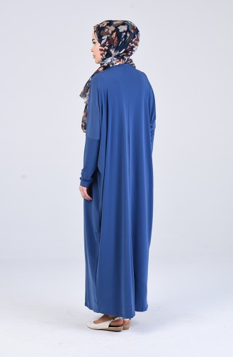 Indigo Hijab Dress 8813-10