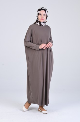 Robe Hijab Vison Foncé 8813-12