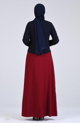 Robe Hijab Bleu Marine 6469-02