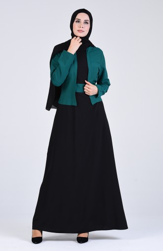 Viscose Jacket Dress 6469-04 Emerald Green 6469-04