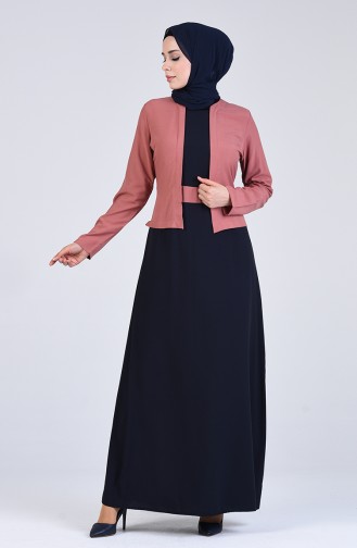 Onion Peel Hijab Dress 6469-07
