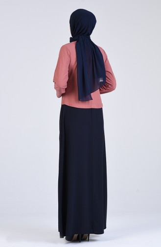 Zwiebelschalen Hijab Kleider 6469-07