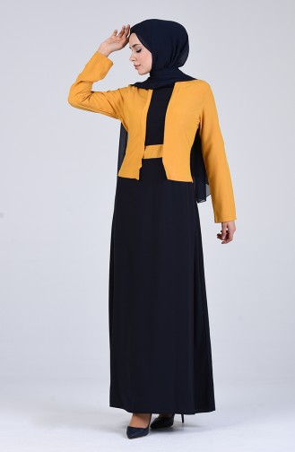 Robe Hijab Moutarde 6469-08