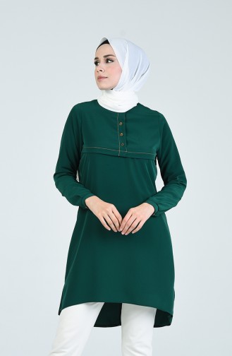 Smaragdgrün Tunikas 0124-07