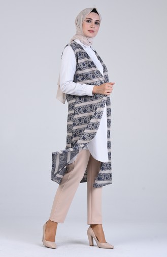 Gray Gilet 8073-02