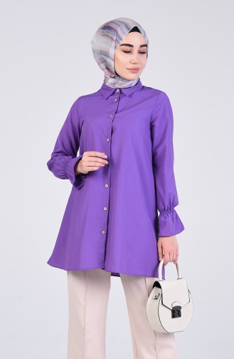Purple Overhemdblouse 1438-05