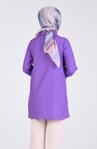 Purple Overhemdblouse 1438-05