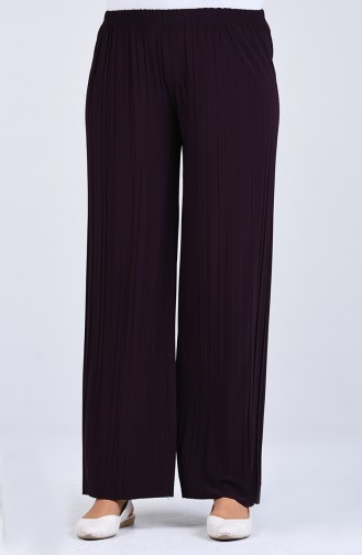 Pleated Pants 1192-02 Purple 1192-02