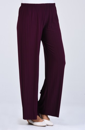 Pleated Pants 1192-04 Damson 1192-04