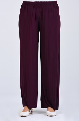 Pleated Pants 1192-04 Damson 1192-04