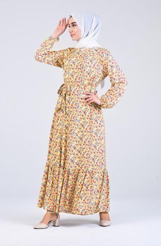 Yellow Hijab Dress 20Y3063800-02