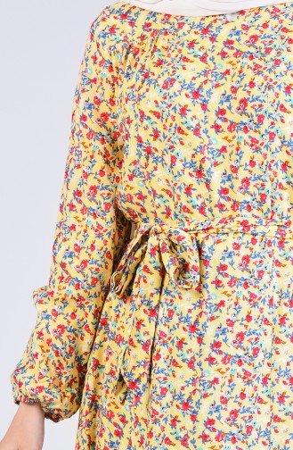 Floral Print Dress 20y3063800-02 Yellow 20Y3063800-02